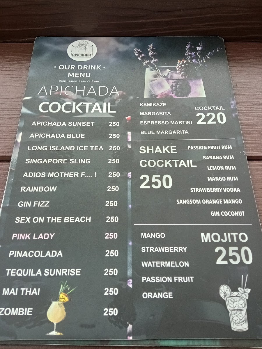 Apichada view point Menu - Image 6